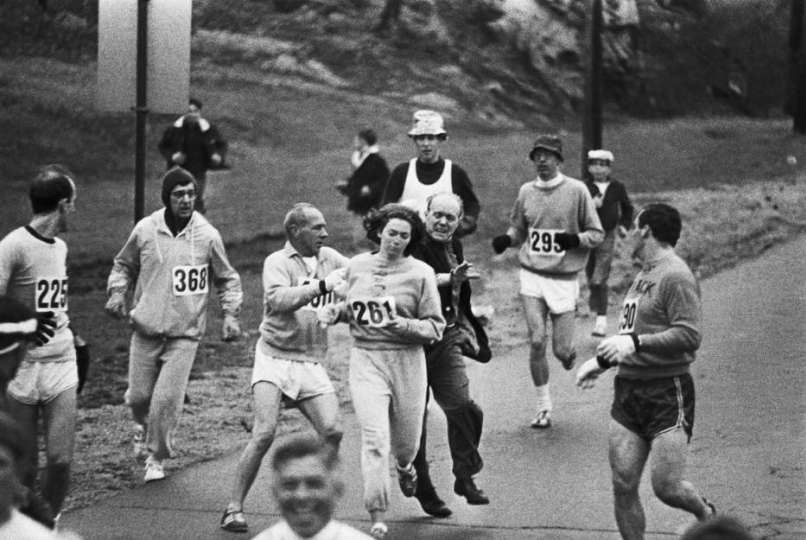 1967: Boston Marathon Kathrine Switzer became the first woman to finish the race,s.